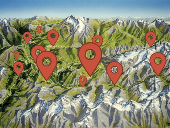 Accommodation in each village and resort Oisans, les Alpes mythiques